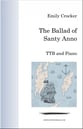 The Ballad of Santy Anno TTB choral sheet music cover